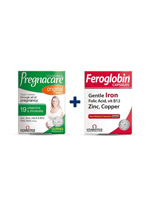 Vitabiotics Pregnacare Original & Feroglobin Capsules