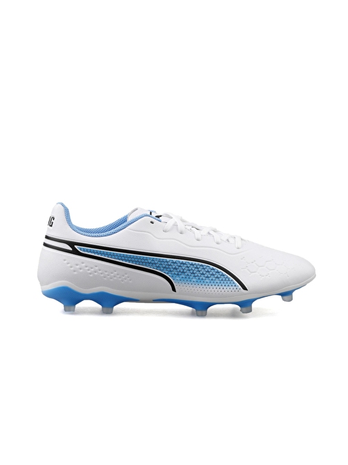 Puma King Match Fg/Ag Erkek Çim Zemin Kramponu 10725701 Beyaz 40