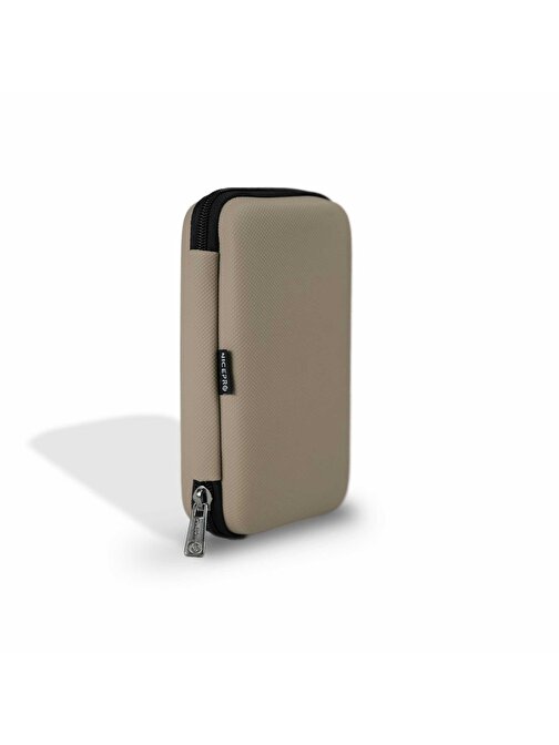 Npo B&B Large Case Ultra Darbe Korumalı,Kablo,Hdd Ve Aksesuar İçin Çok Amaçlı Hard Case Çanta-Vizon