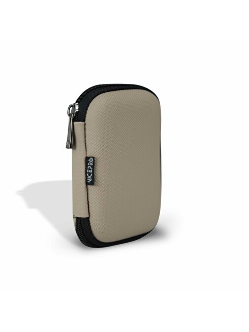 Npo B&B Small Case Ultra Darbe Korumalı,Kablo,Hdd Ve Aksesuar İçin Çok Amaçlı Hardcase Çanta-Vizon