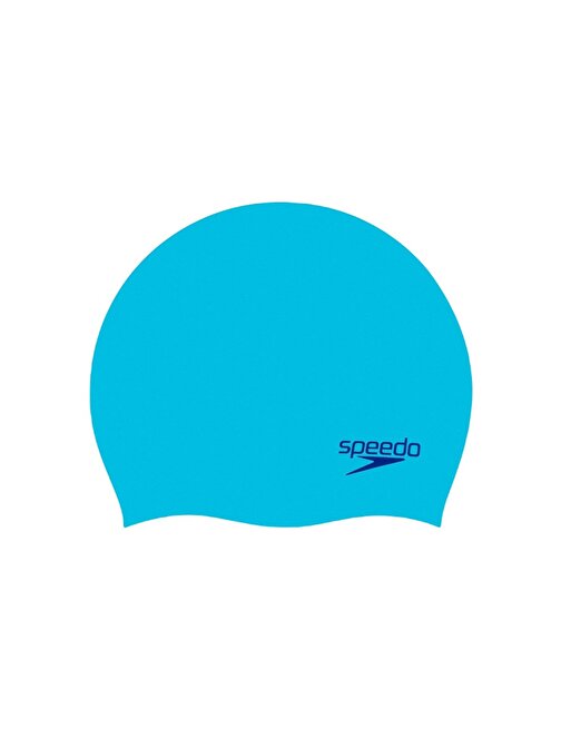 Speedo Moulded Silc Cap Çocuk Silikon Yüzücü Bonesi 8-709908420 Mavi