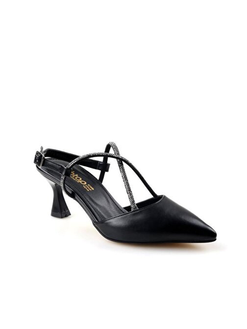 Papuçcity Mhtp 02492 6,5 Cm Topuklu Kadın Stiletto Ayakkabı