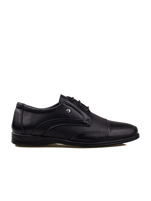 M2S Siyah Comfort Erkek Bağcıklı Günlük Ayakkabı