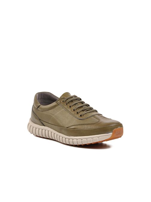Forex 3038-T Yeşil Hakiki Deri Erkek Günlük Ayakkabı