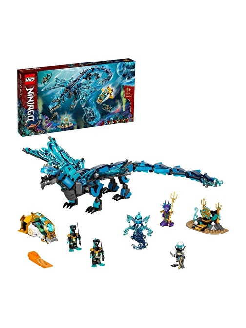 Lego Ninjago Su Ejderhası 71754 - Yaratıcı Savaş Oyuncağı Yapım Seti 737 Parça