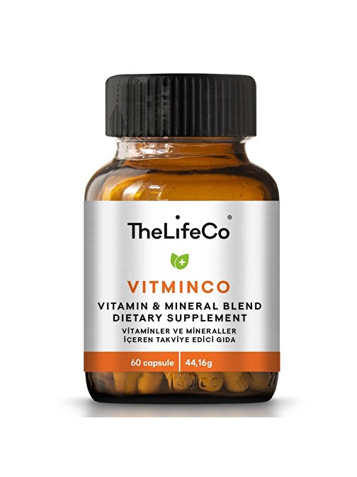 TheLifeCo Vitminco (Vitamin Mineral Karışımı) 60 Kapsül