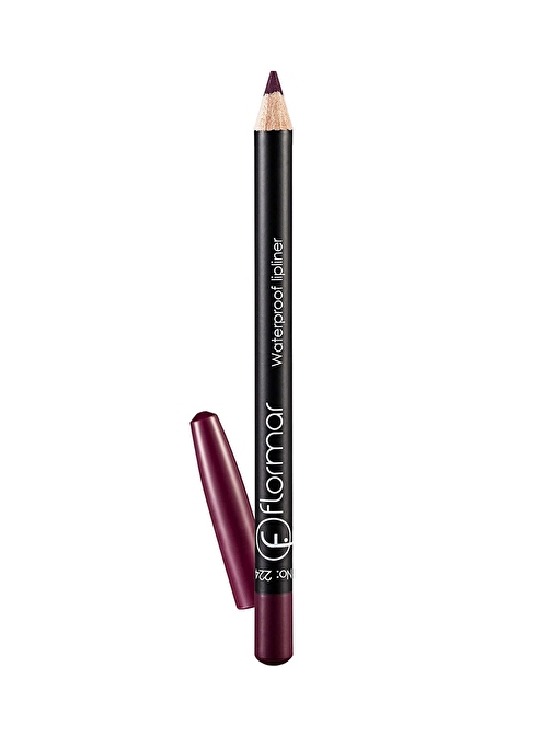 Flormar Suya Dayanıklı Dudak Kalemi Saturated Bordeaux 224