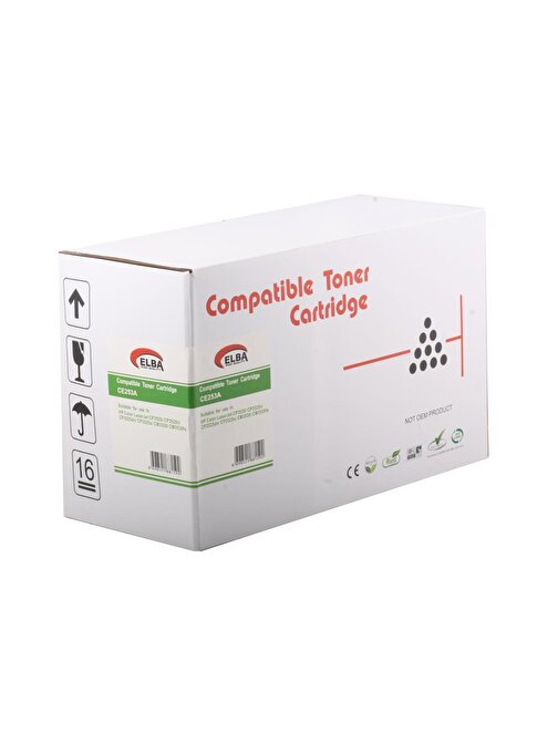 Elba HP CE253A CP3525-CM3530 Uyumlu Doldurmalı Muadil Kırmızı Toner