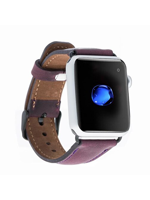 Bouletta Apple Watch 38 - 40 - 41 mm G7 Akıllı Saat Kordonu Mor