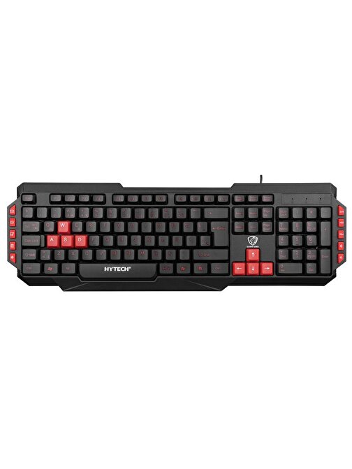 Hytech HYK-46 Gamy Türkçe Q Kablolu Kırmızı Gaming Klavye