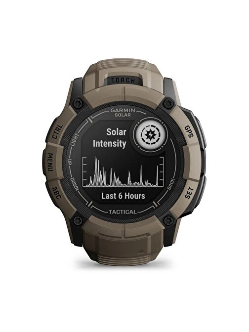 Garmin Instinct 2X Solar Tactical Android - iOS Uyumlu Multisport Akıllı Saat Kahverengi