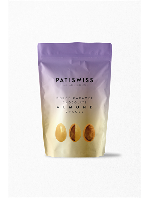 Patiswiss Dolce Karamel Çikolatalı Badem Draje