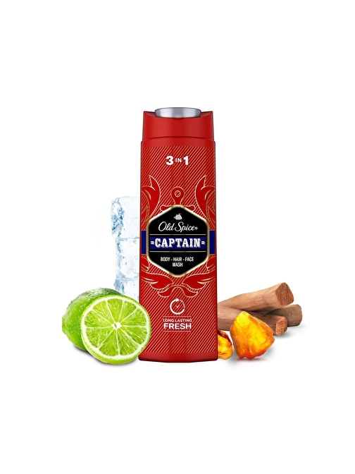 Old Spice 3In1 Duş Jeli Şampuan 400 Ml Captain