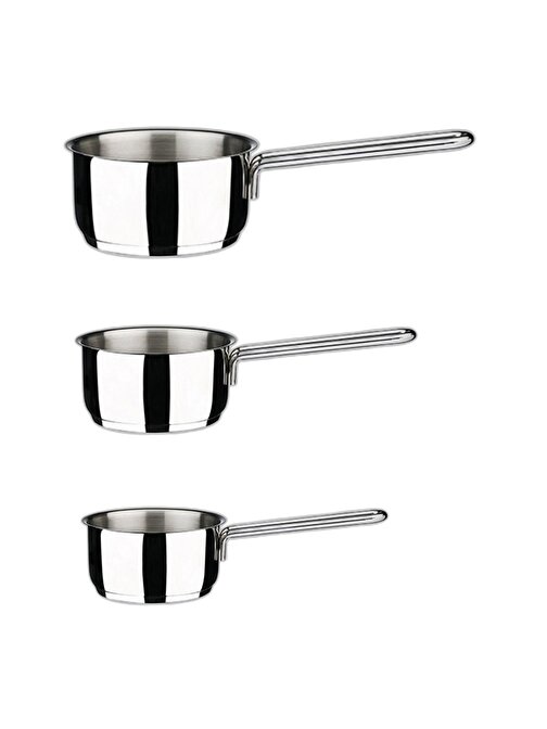 Leggno Saucepan Sütlük Tencere 3'Lü Set