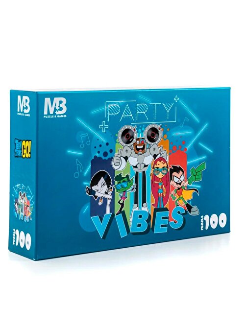 Mabbels Teen Titans Party Vibes 100 Parça Puzzle 389026