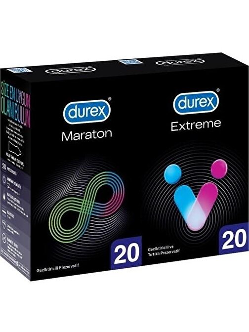 Durex Rezervuar Uçlu Kayganlaştırıcı Geciktirilici Tırtıklı Prezervatatif Normal Kalınlık Kalın 10 Adet Prezervatif