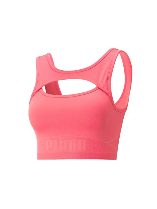 Puma Formknit Seamless Fashion Bra Kadın Koşu Atleti 52309963 Pembe S