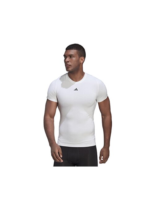 Adidas Tf Tee Erkek Antrenman Tişörtü Hk2335 Beyaz L