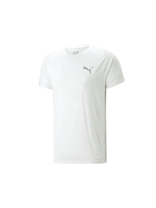 Puma Evostripe Tee Erkek Günlük Tişört 67331102 Beyaz S