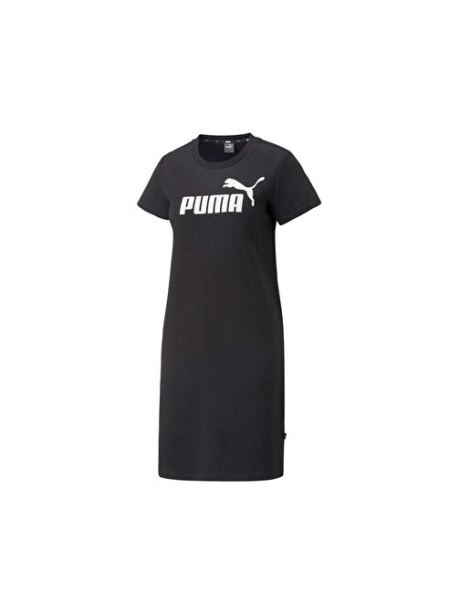 Puma Ess Logo Dress Kadın Günlük Elbise 67372101 Siyah