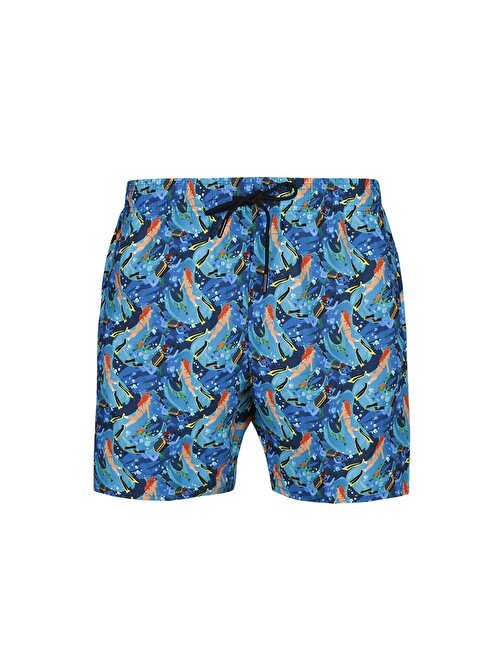 Exuma Print Swim Shorts Erkek Şort Mayo 1315083-902 Renkli S