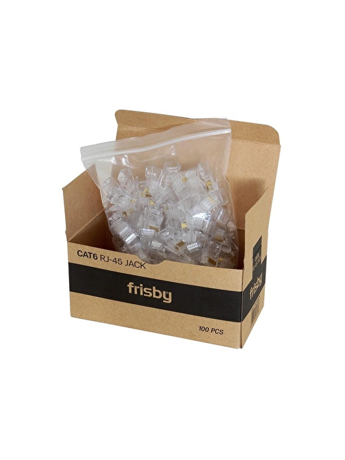 Frisby Fnw-Rj4520N Cat6 100Lü Rj45 Konnektör