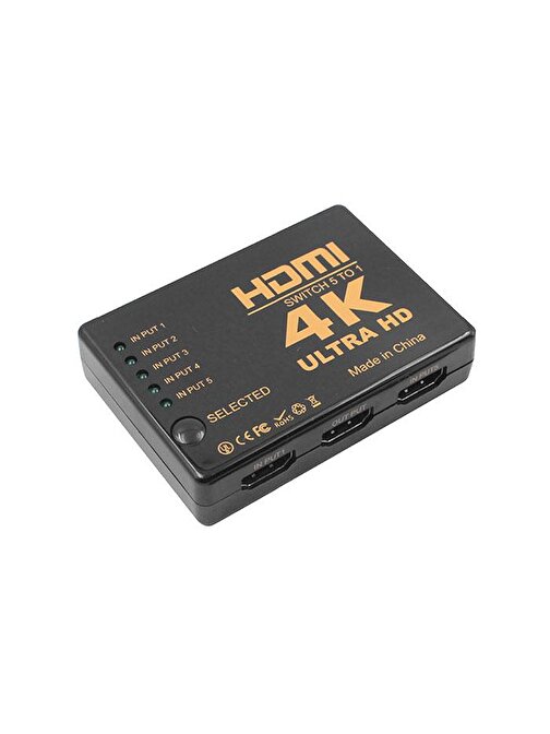 S-Link Sl-Hsw4K55 Hdmı 5To1 Swıtch 4K-2K, Ir +Adaptör