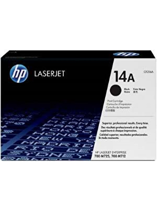 HP 14A CF214A Uyumlu Doldurmalı Orjinal Siyah Toner 10.000 Sayfa