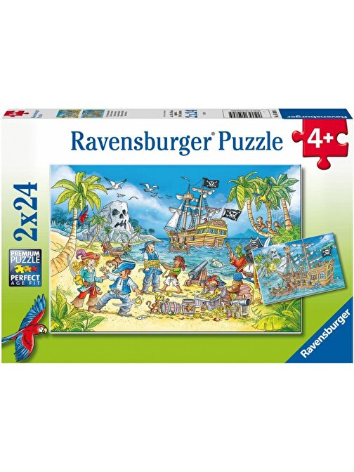Ravensburger 2x24 Parça Puzzle Macera Adası 050895