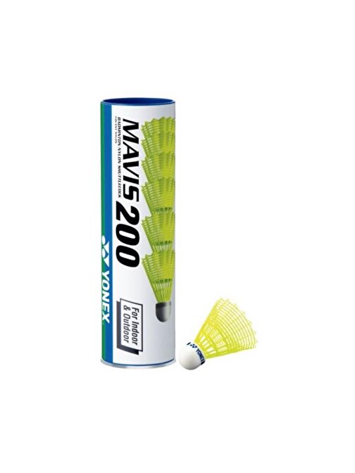 Yonex Mavis 200 Dış Mekan İç Mekan Badminton Topu 3'Lü