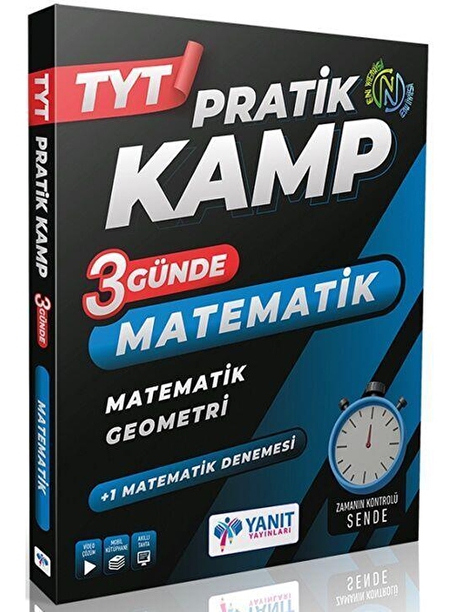 Yanıt Yayınları TYT Matematik 3 Günde Pratik Kamp Kitabı Yanıt Yayınları