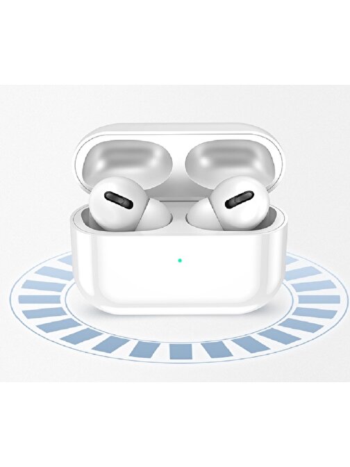 Mwx Kablosuz Silikonlu Kulak İçi Bluetooth Kulaklık Beyaz