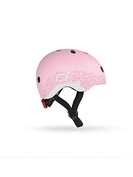 Scoot And Ride Helmet Reflective Bebek Kaskı Xxs-S Pembe 181206-96496