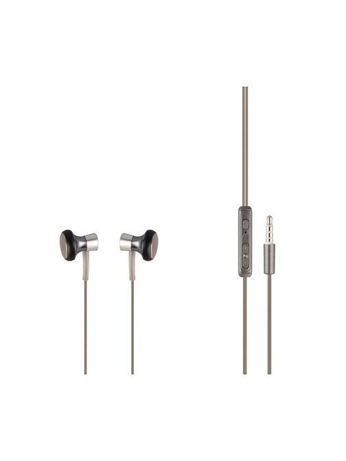 Mf Product 0153 Mikrofonlu Kablolu Kulak İçi Kulaklık Gümüş