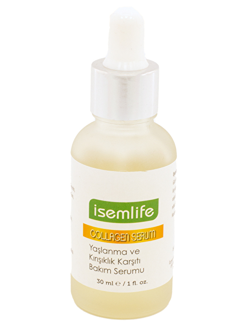 İsemlife Collagen İçeren Yaşlanma & Kırışıklık Karşıtı Bakım Serumu 30 ml