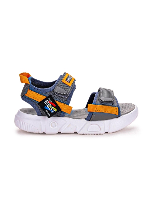 Kiko Kids Cırtlı Yürüyüş Kız/Erkek Çocuk Sandalet 200