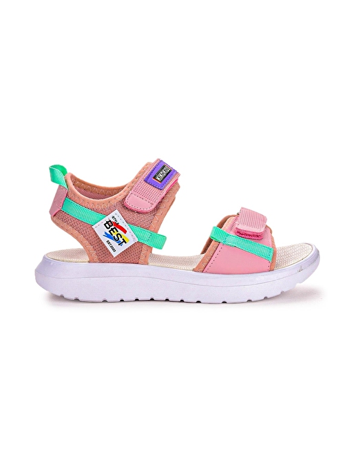 Kiko Kids Cırtlı Yürüyüş Kız/Erkek Çocuk Sandalet 200