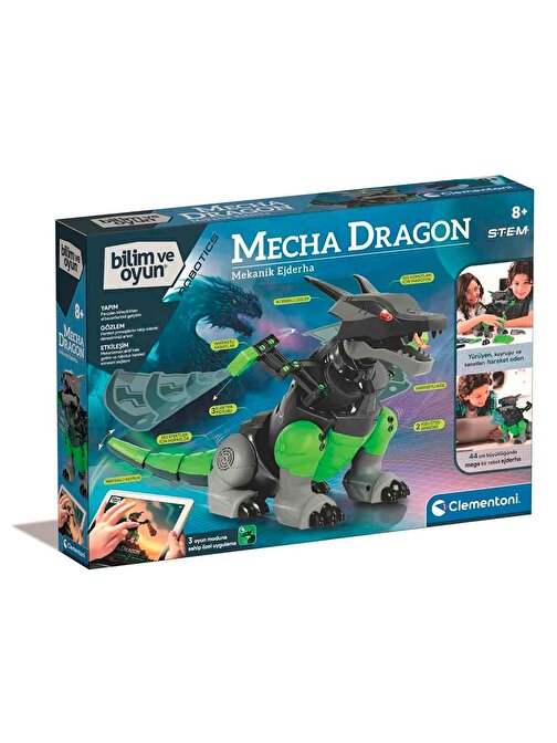 Clementoni 64326 Mecha Dragon Robotik Laboratuvarı Zeka Akıl Oyunları