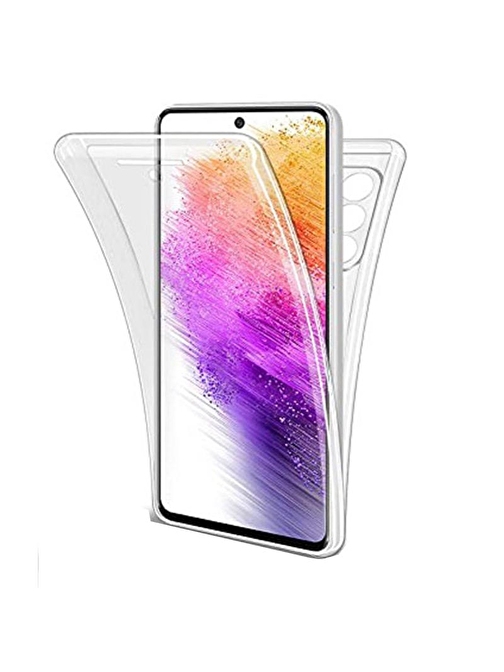 Gpack Samsung Galaxy M52 Kılıf Ön Arka  Silikon Koruma