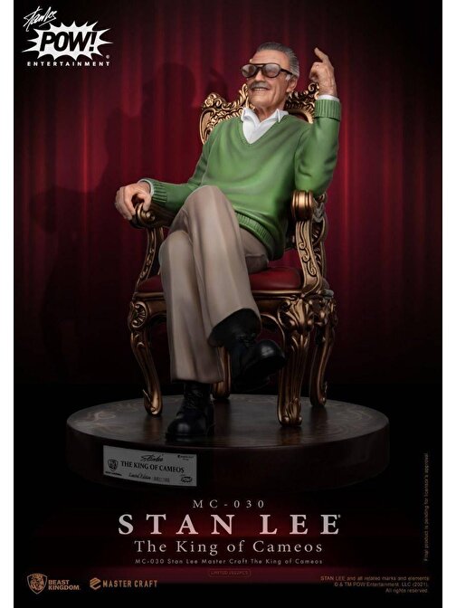 Beast Kingdom Stan Lee Master - Craft The King Of Cameos Çizgi Film Karakter Figürü