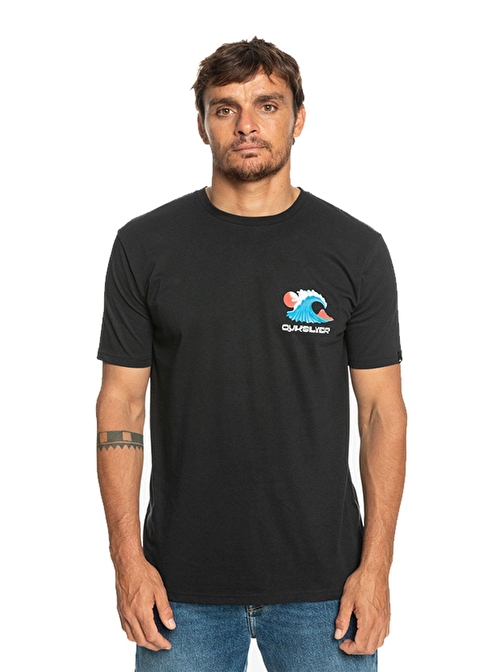 Quiksilver Oceanbed Erkek Tişört Eqyzt07230 Siyah L