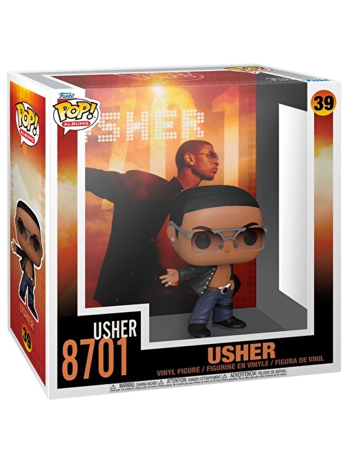 Funko Pop Albums: Usher - 8701 Usher Çizgi Film Karakter Figürü