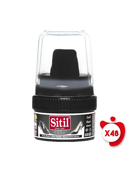 Sitil Classic Krem Boya Siyah 50 ml 48 Adet