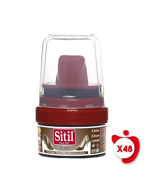 Sitil Classic Krem Boya Koyu Kahverengi 50 ml 48 Adet