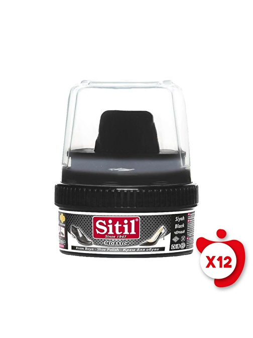 Sitil Classic Krem Boya Siyah 175 ml 12 Adet