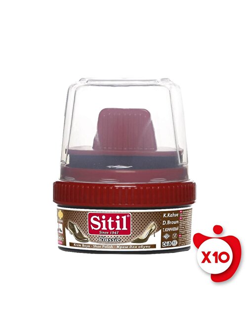 Sitil Classic Krem Boya Koyu Kahverengi 175 ml 10 Adet