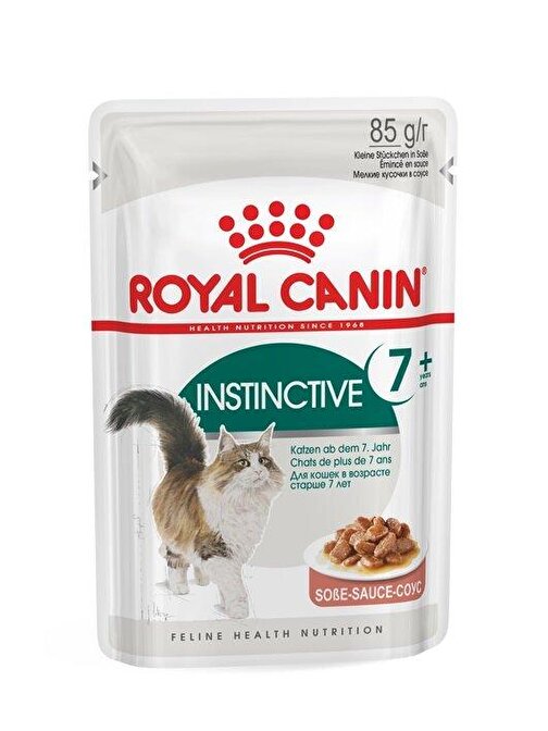 Royal Canin Instinctive Gravy 7+ 85g Wet Cat Food 12 Adet