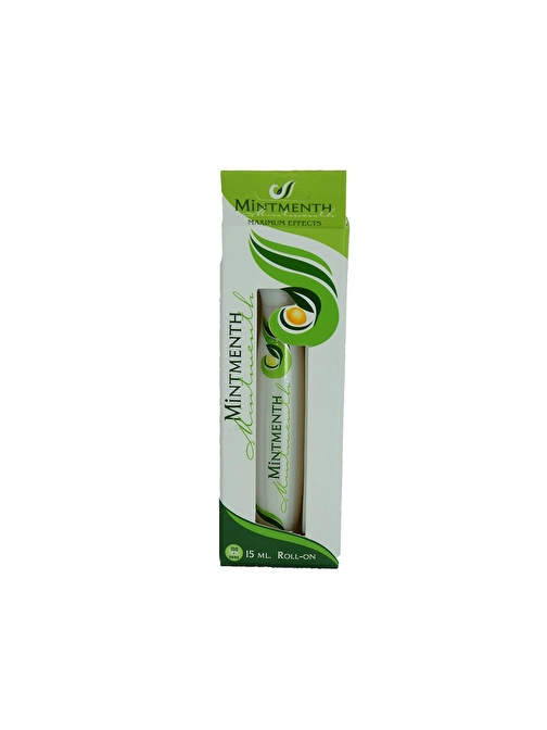 Mintmenth Menthol Masaj Yağı Roll On Mentol Nane Okaliptus Bitkisel Yağlar Karışımlı 15 ml