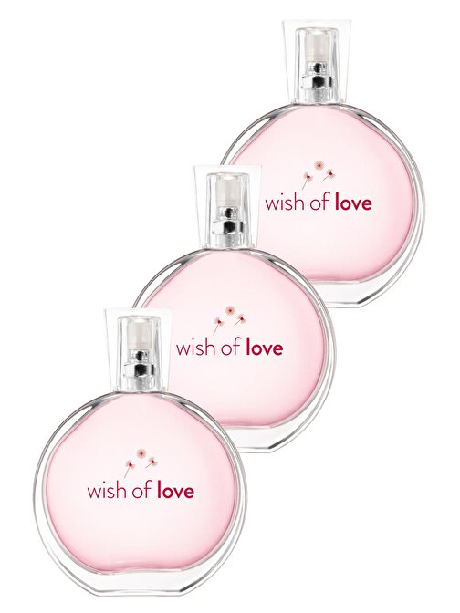 Avon Wish Of Love Kadın Parfüm 50 ml Üçlü Set