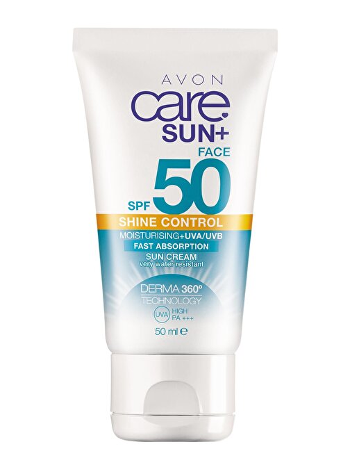 Avon Sun+ Spf 50 Yağ İçermeyen Güneş Yüz Kremi 50 ml.